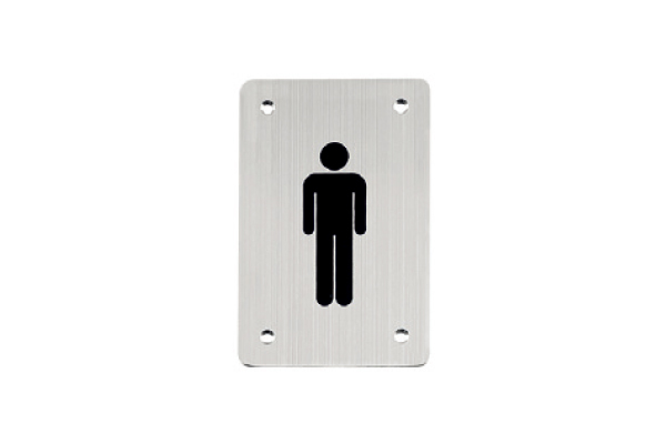 Placa sinal�tica 150x100 - INOX 304